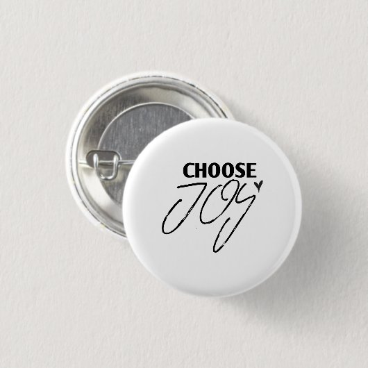 Kies Joy - Christelijk Ronde Button 3,2 Cm (Voorkant /achterkant)