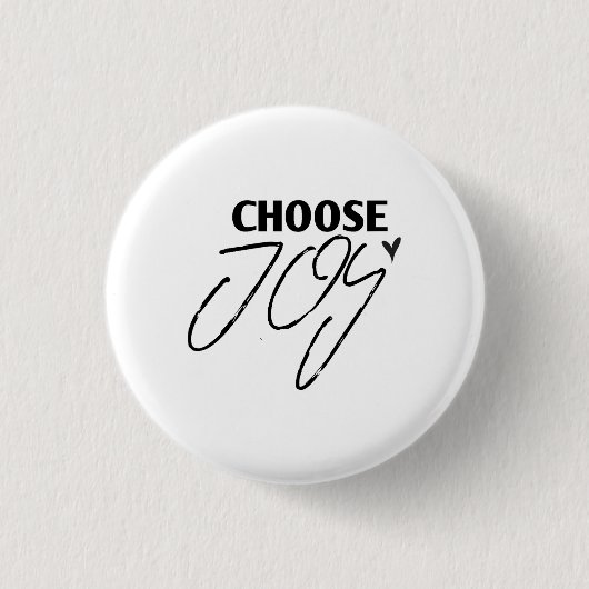 Kies Joy - Christelijk Ronde Button 3,2 Cm (Voorkant)