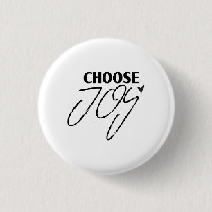Kies Joy - Christelijk Ronde Button 3,2 Cm