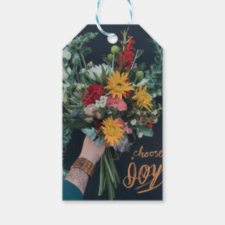 Kies Joy: Floral Gift Label Boeket Cadeaulabel