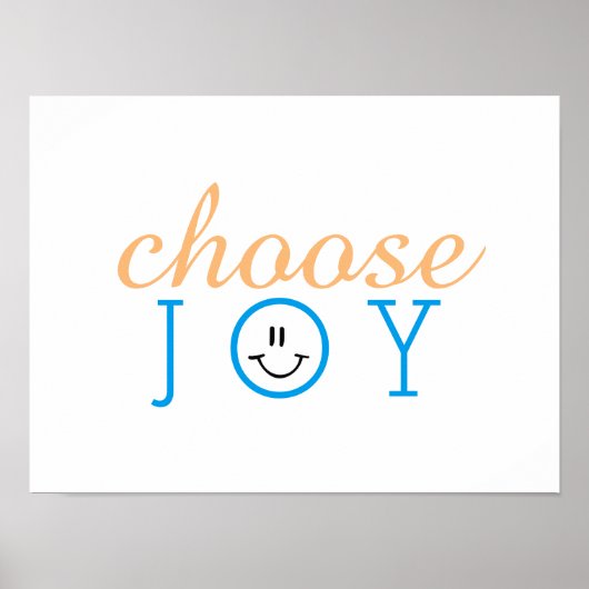 Kies Joy Happy Face Poster (Voorkant)