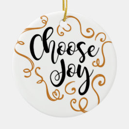 Kies Joy, kerstversiering Keramisch Ornament