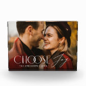 Kies Joy Modern Holiday Photo Block Fotoblokken (Voorkant)