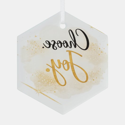 Kies Joy Ornament (Achterkant)
