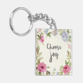 Kies Joy Pastel Floral Sleutelhanger (Voorkant Links)