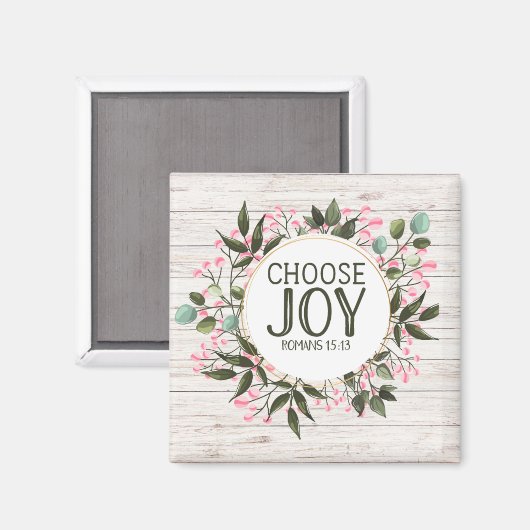 Kies Joy Romans 15:13 Magnet (Voorkant / Achterkant)