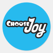 Kies Joy Ronde Sticker (Voorkant)