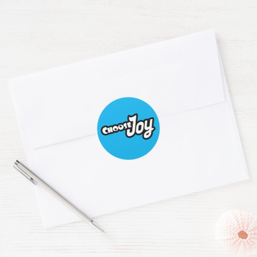 Kies Joy Ronde Sticker (Envelop)