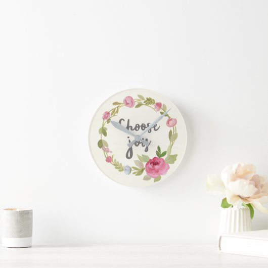 Kies Joy | Roze Rozen Ronde Klok (Huis)