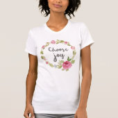 Kies Joy | Roze Rozen T-shirt (Voorkant)