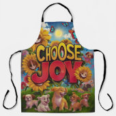 Kies Joy: Speelse Puppies Schort (Voorkant)