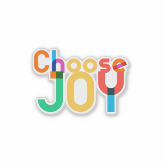 Kies Joy Sticker (Voorkant)