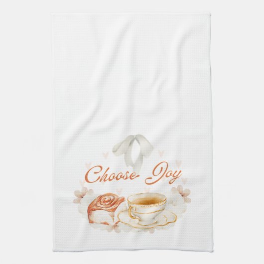 Kies Joy - Theedoek - Cinnamon Roll & Tea (Verticaal)