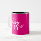 Kies Joy Tweekleurige Koffiemok (Voorkant links)
