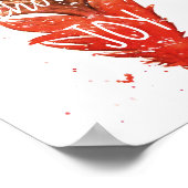 Kies Joy // Waterverf Poster (Hoek)