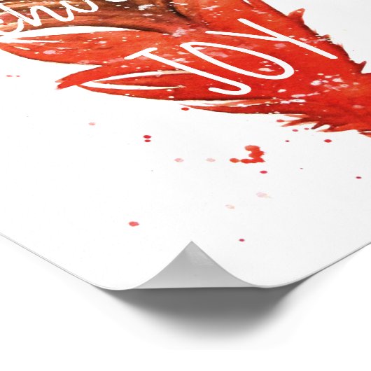 Kies Joy // Waterverf Poster (Hoek)