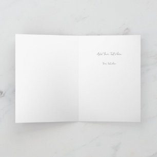 Kies kalmte boven chaos Minimalistische typografie Bedankkaart