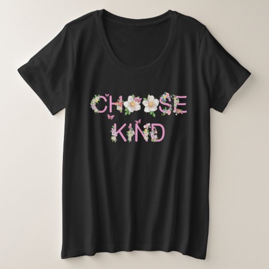 Kies Kind T-shirt - Anti-Bullying, plus formaat t- (Design voorkant)