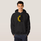 Kies Kindness Courage Unity Peace Sunflower Unit Hoodie (Voorkant volledig)