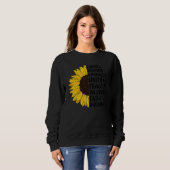 Kies Kindness Courage Unity Peace Sunflower Unit Trui (Voorkant volledig)