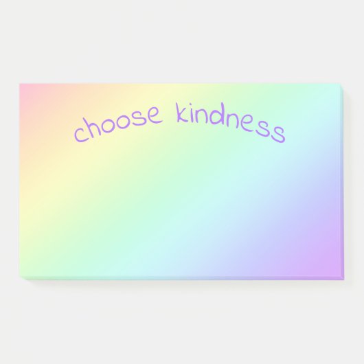 Kies Kindness Rainbow Gradient Post-it® Notes (Voorkant)