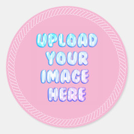 Kies Klassieke Ronde Sticker met een Zakelijk Logo