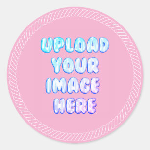 Kies Klassieke Ronde Sticker met een Zakelijk Logo
