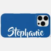 Kies kleur Gepersonaliseerde naam Minimalist Plain Case-Mate iPhone Case (Achterkant (horizontaal))