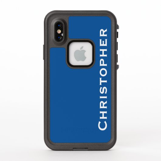 Kies Kleur iPhone — Vrije blauwe Hoesje (Achterkant)