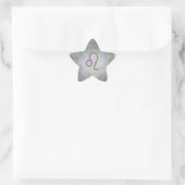 Kies kleur Leo Zodiac Astrologisch teken Ster Sticker (Tas)