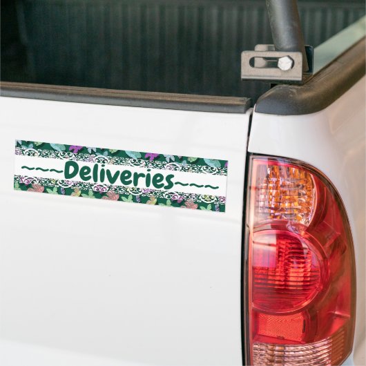 Kies kleur: leveringsinstructies Butterfly Bumpersticker (Op Truck)