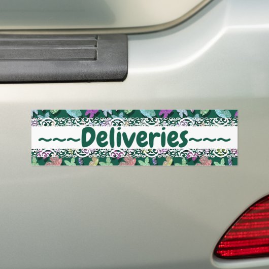 Kies kleur: leveringsinstructies Butterfly Bumpersticker (Op auto)