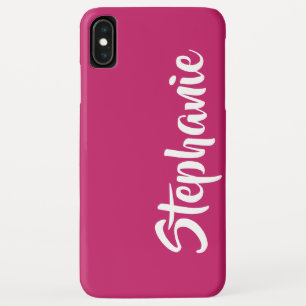 Kies Kleur met persoonlijke naam Minimalistisch lo Case-Mate iPhone Case