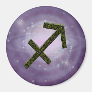 Kies kleur Sagittarius Zodiac Astrologisch teken Magneet