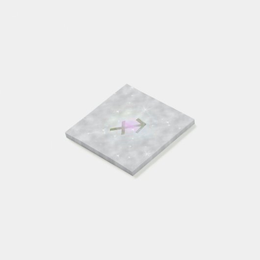 Kies kleur Sagittarius Zodiac Astrologisch teken Post-it® Notes (Schuin)