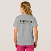 Kies kleur Sagittarius Zodiac Astrologisch teken T-shirt (Achterkant volledig)