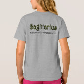 Kies kleur Sagittarius Zodiac Astrologisch teken T-shirt (Achterkant)