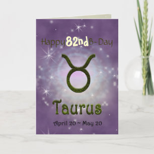 Kies kleur Stier Zodiac Astrologisch teken Kaart