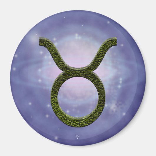 Kies kleur Stier Zodiac Astrologisch teken Magneet (Voorkant)