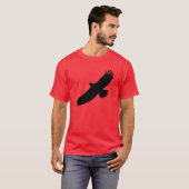 Kies Kleur T-shirt met Eagle Flying (Voorkant volledig)