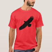 Kies Kleur T-shirt met Eagle Flying (Voorkant)