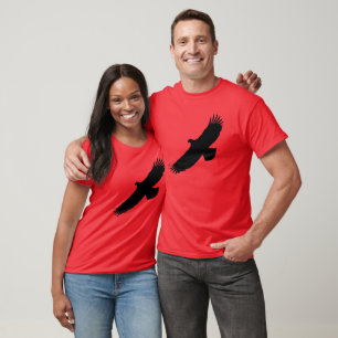 Kies Kleur T-shirt met Eagle Flying