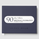 Kies kleur Verjaardag Pensioen Memorial Guest B Gastenboek<br><div class="desc">Eenvoudig en elegant aanpasbaar gastenboek voor de 90e verjaardag met een ovale vorm voor teksten   kleine ovale vorm en teksten op de wervelkolom. Met de knop Aanpassen kunt u eenvoudig tekst (lettertype,  kleur,  grootte en positie) en achtergrondkleur wijzigen. Voor alle gelegenheden.</div>