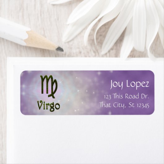 Kies kleur Virgo Zodiac Astrologisch teken Etiket (Insitu)