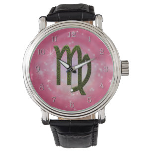 Kies kleur Virgo Zodiac Astrologisch teken Horloge