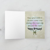 Kies kleur Vissen Zodiac Astrologisch teken Kaart (Binnen)