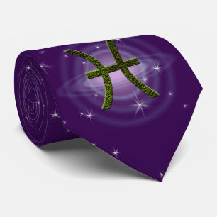 Kies kleur Vissen Zodiac Astrologisch teken Stropdas