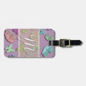 Kies Kleur Vlinders Surrealistisch & Fluttering Bagagelabel (Voorkant horizontaal)