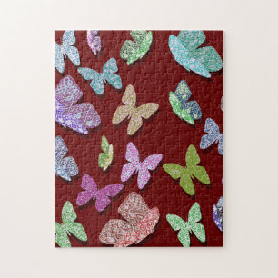 Kies Kleur Vlinders Surrealistisch & Fluttering Legpuzzel