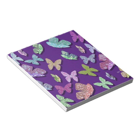 Kies Kleur Vlinders Surrealistisch & Fluttering Notitieblok (Schuin)